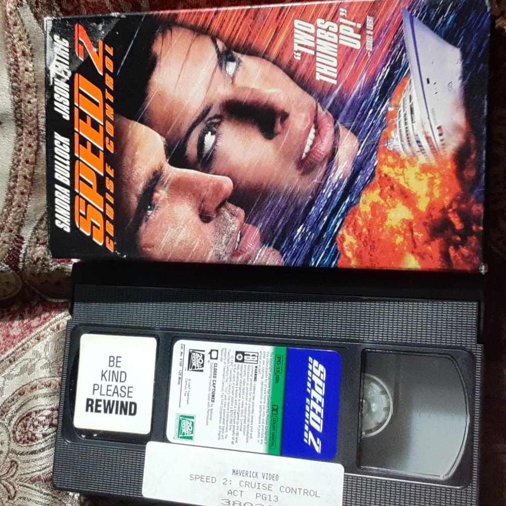 Speed 2 cruise control VHS video tape movie - Picture 4 of 5